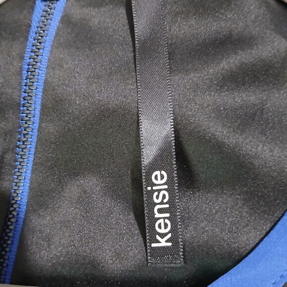 Kensie XS Sleeveless Fit & Flare Fully Lined Black Abstract Print Dress - Picture 2 of 16